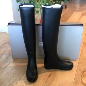 Hunter Refined Creeper Knee High Matte Boots